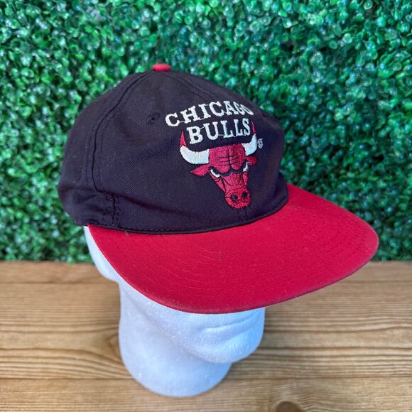 Vintage Official NBA Chicago Bulls SnapBack Hat Twins Boston - Picture 5 of 7